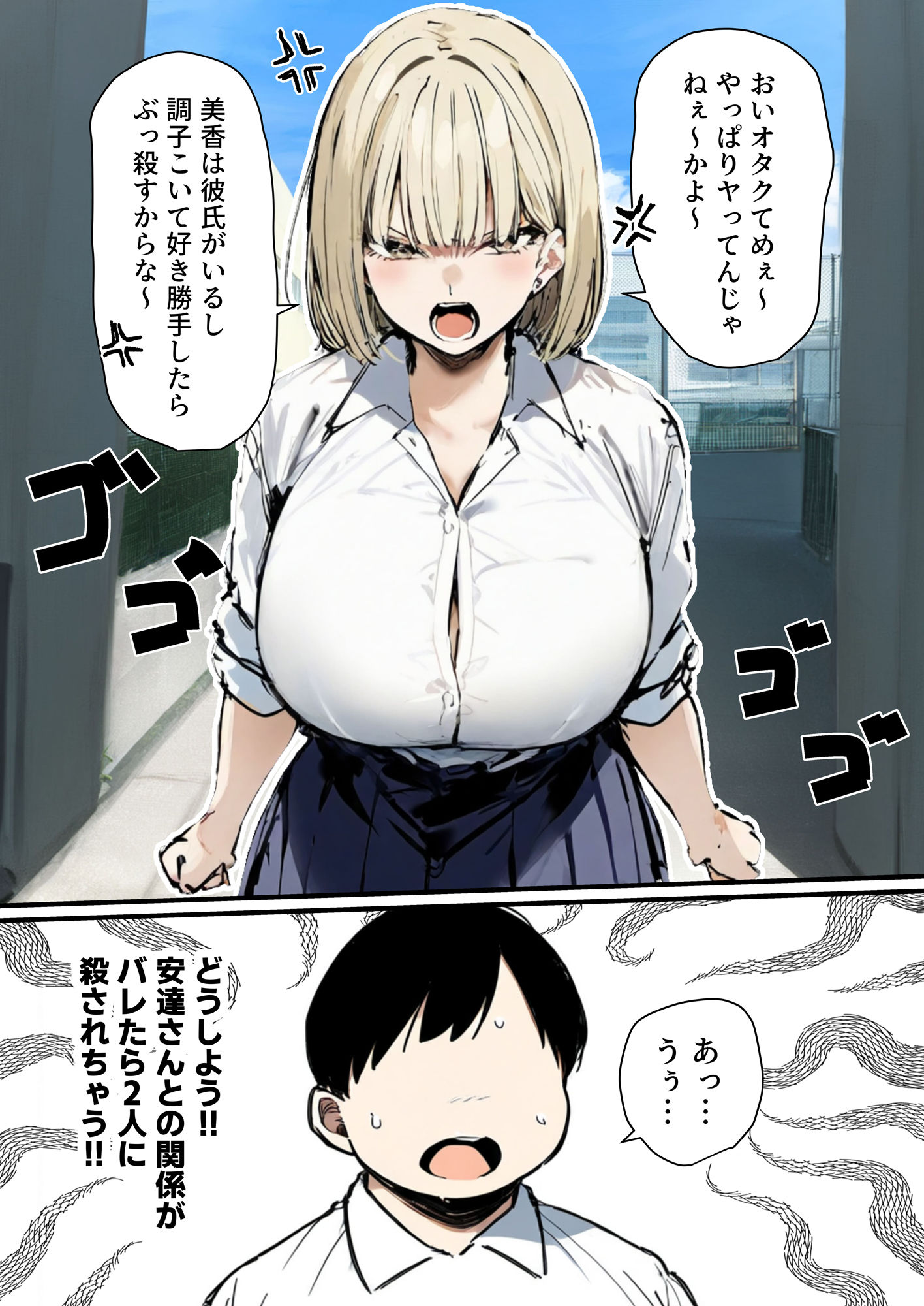 【FANZA同人紹介】 彼氏と喧嘩するたびに僕のチンポでオナニーするギャル2