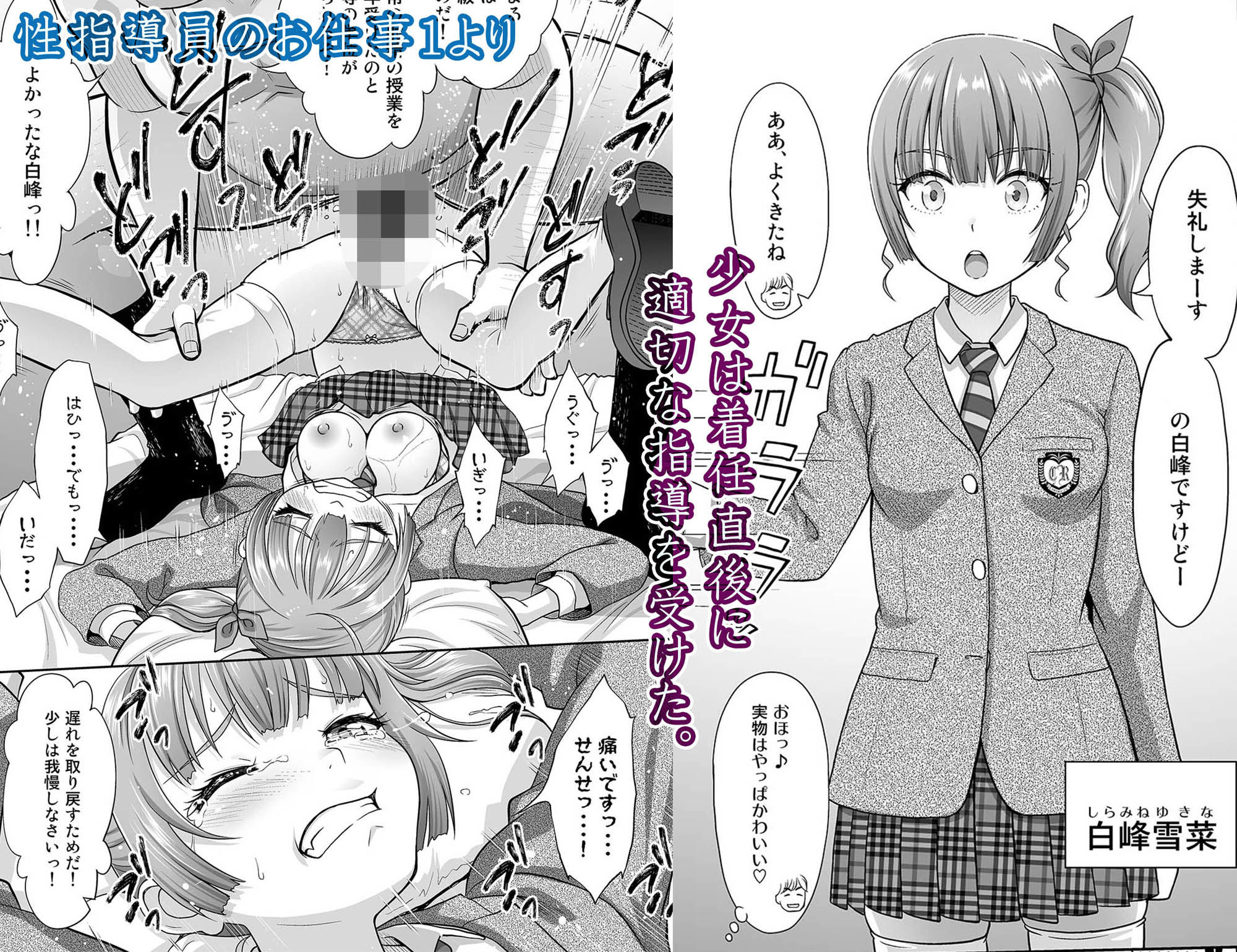 【FANZA同人紹介】 性指導員のお仕事 総集編1