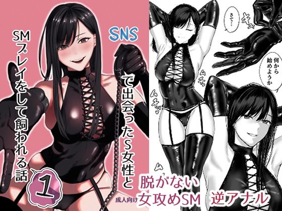 【FANZA同人紹介】 SNSで出会ったS女性とSMプレイをして飼われる話1