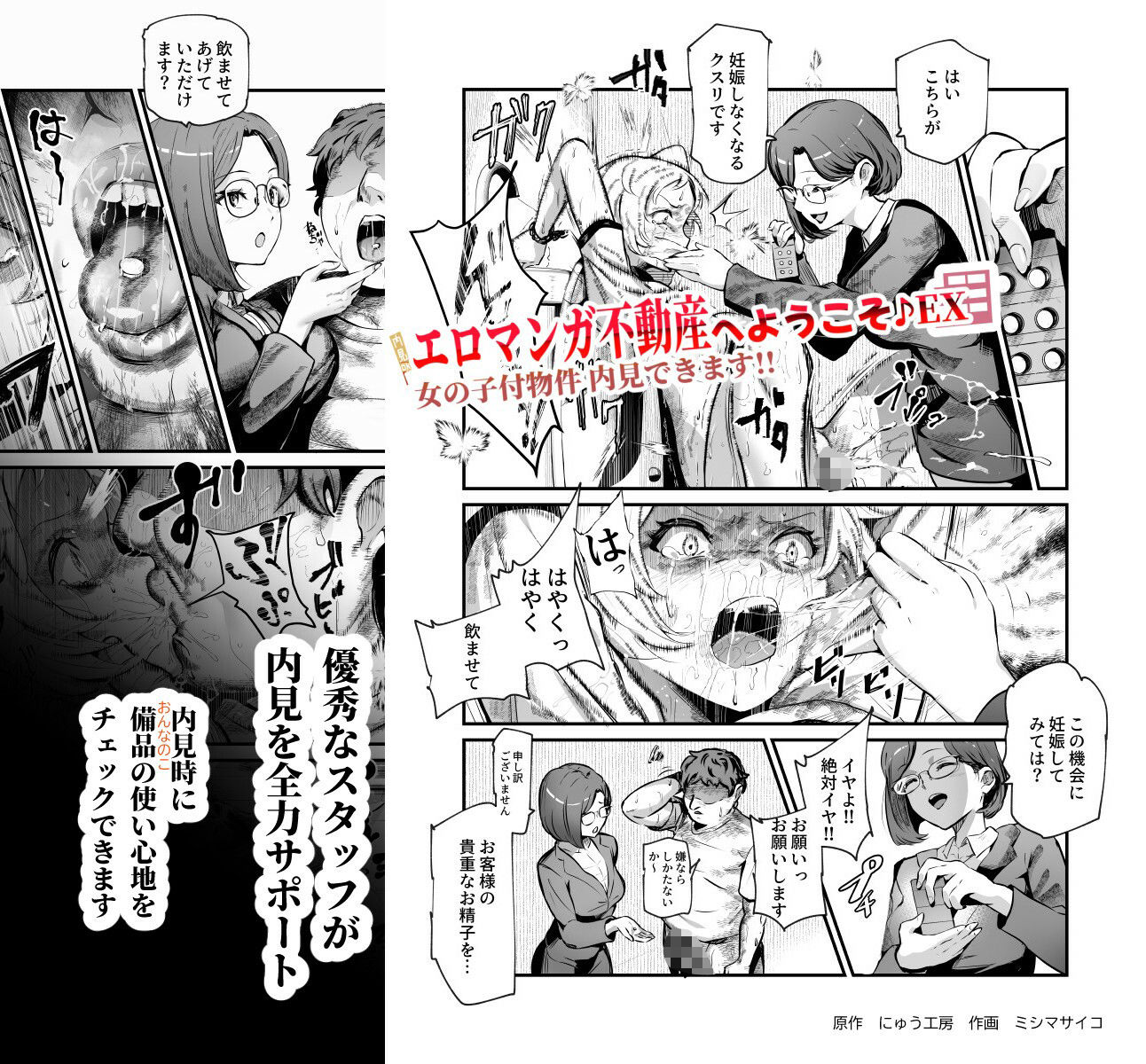 【FANZA同人紹介】 エロマンガ不動産へようこそ♪EX 女の子付物件内見できます！！
