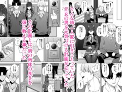 【FANZA同人紹介】 ギャルと僕が性別逆転 雌の僕と新人男子