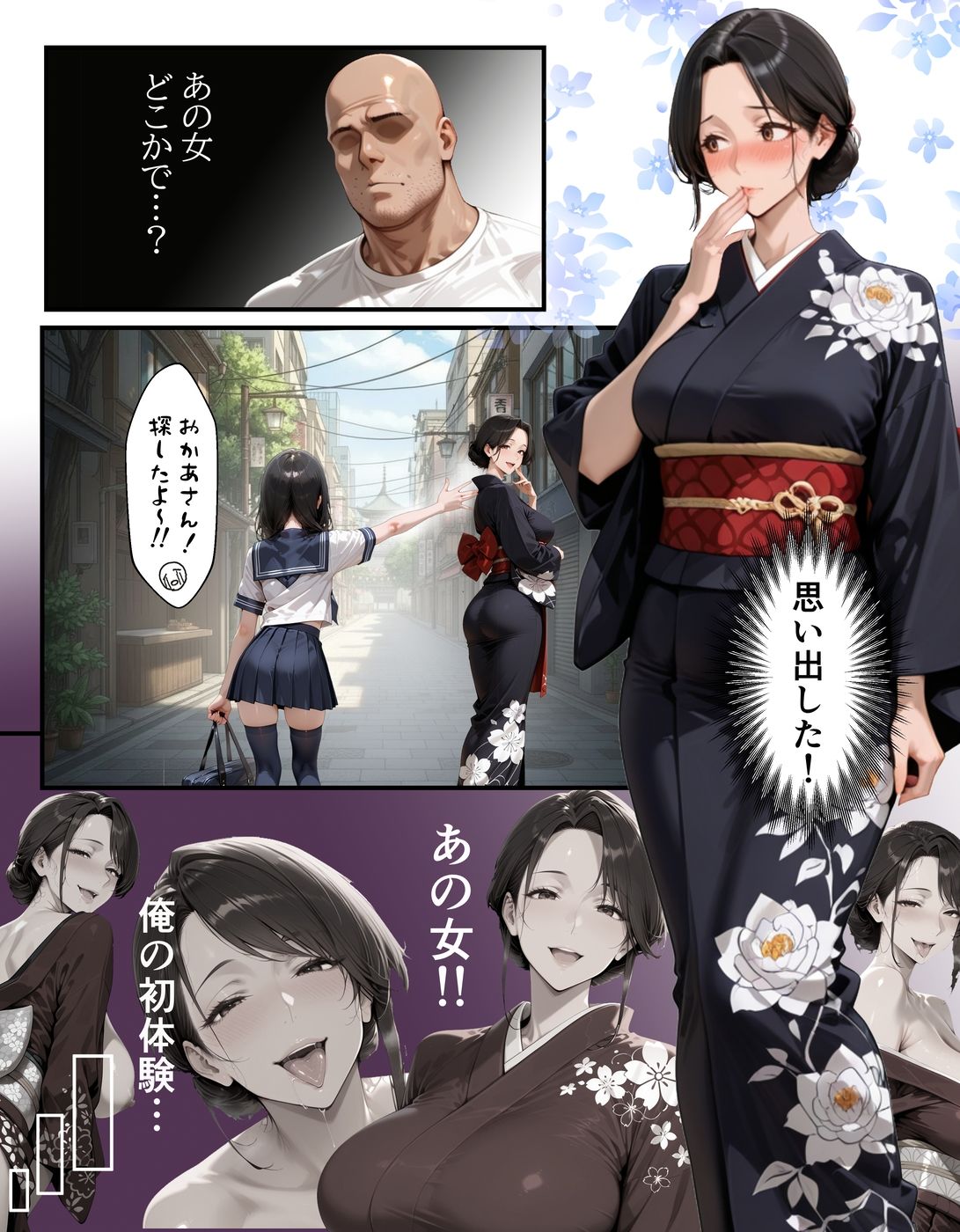 【FANZA同人紹介】 【総集編・セリフ有】催●アプリで人妻を調教したら娘も巻き込んで親子丼になった話〜総集編 1〜