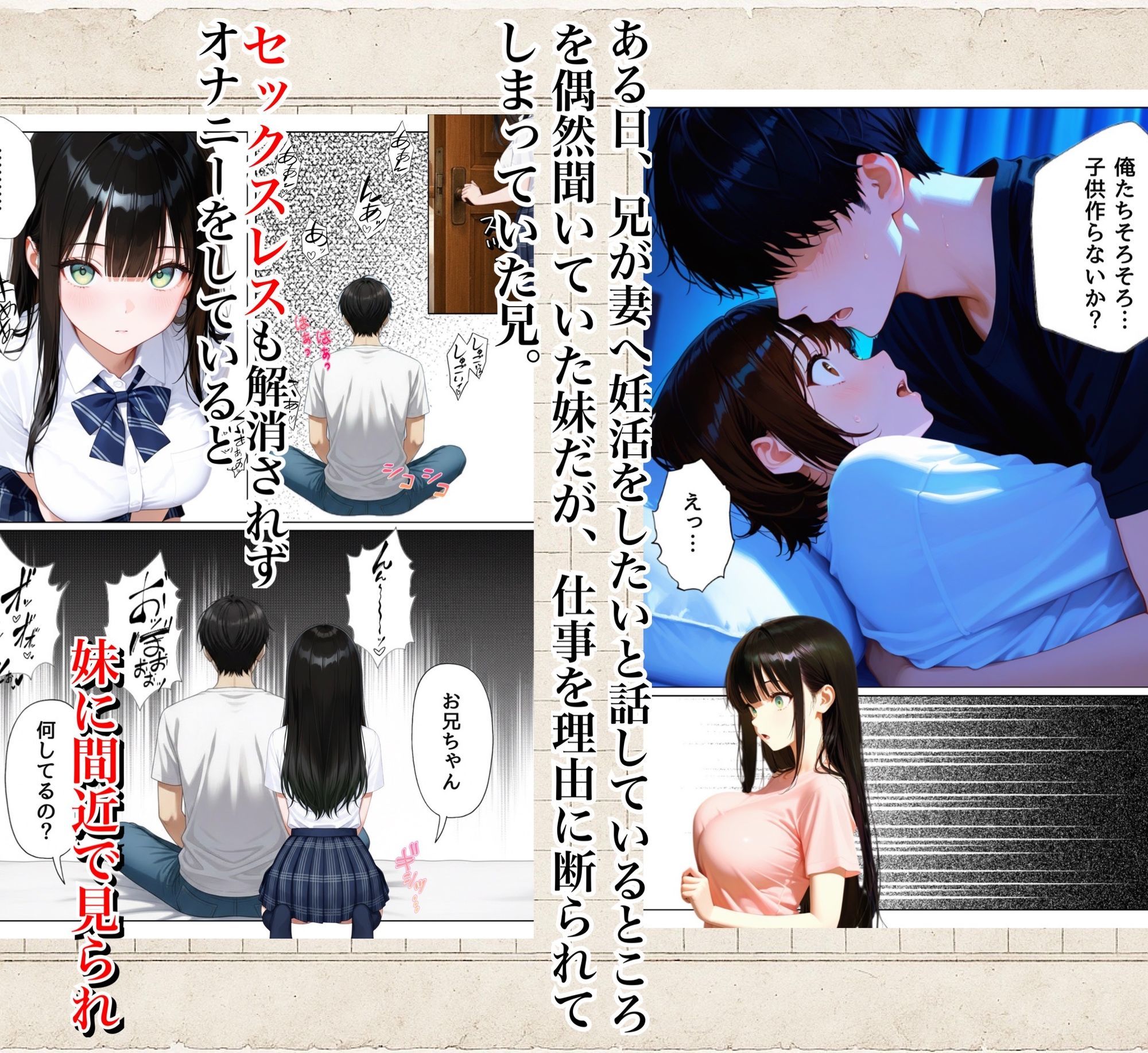 【FANZA同人紹介】 俺を好きすぎる妹がベロキス中出し懇願してくるので精液まみれにして孕ませてしまった話