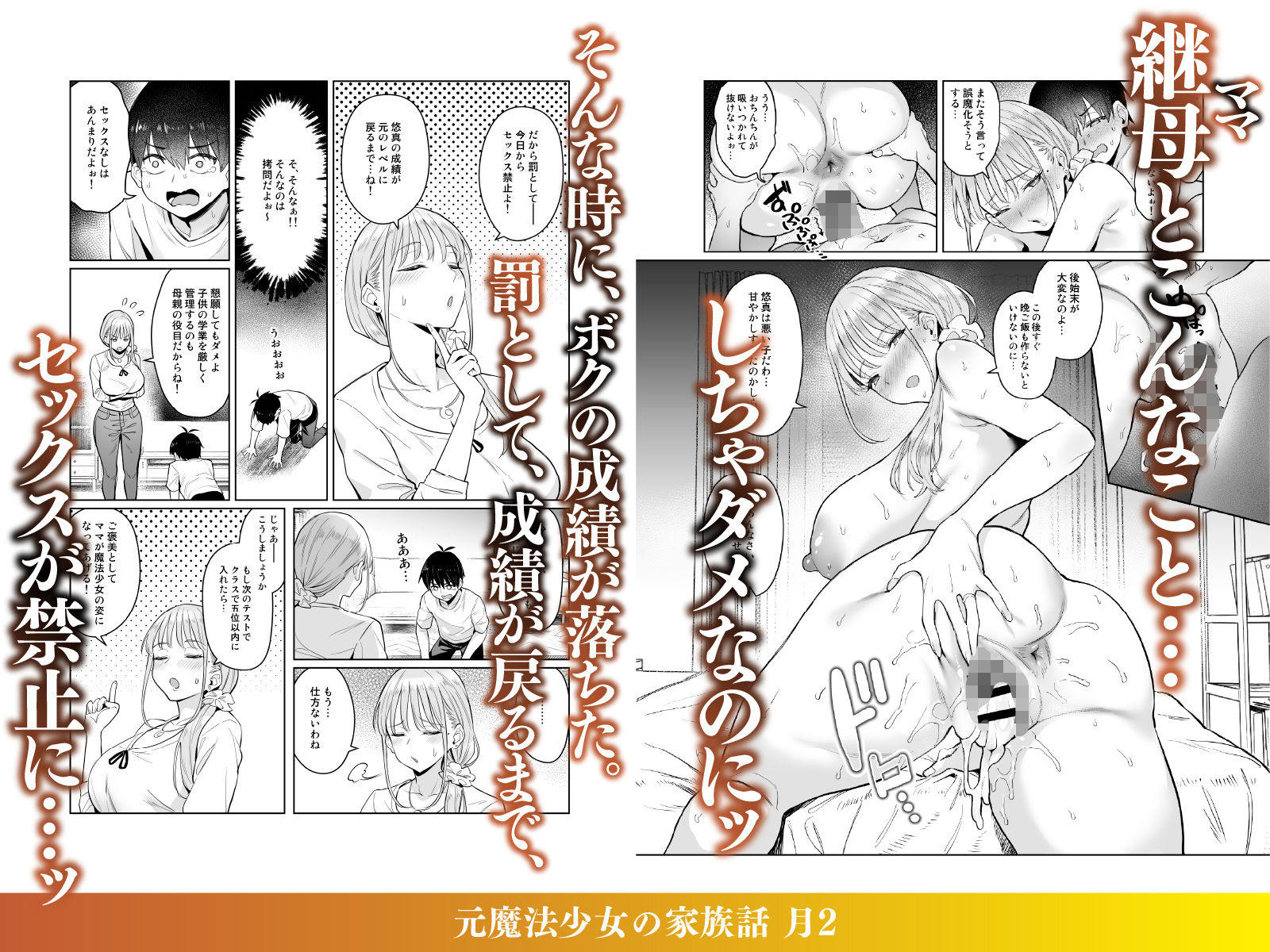 【FANZA同人紹介】 元魔法少女の家族話 月2