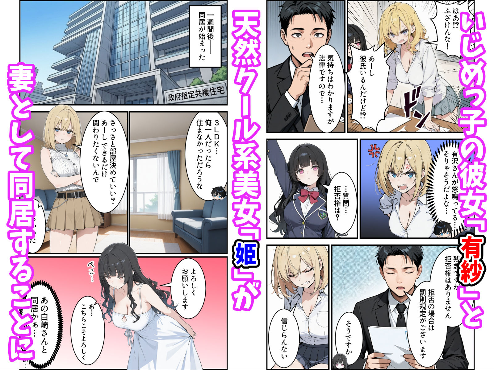 【FANZA同人紹介】 陰キャの俺がSSSランク優良精子保有者に選ばれたのでハーレム王になる話 〜いじめられっ子逆転劇〜