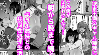 【FANZA同人紹介】 いきなりギャル姉妹〜親の再婚でデキたギャル姉妹にチンポ貸す話
