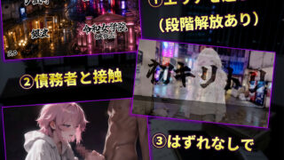 【FANZA同人紹介】 【スマホ対応】キリトリ48 〜借金のカタは48人の女〜 闇金債務者コレクション型シネマティックノベルゲーム
