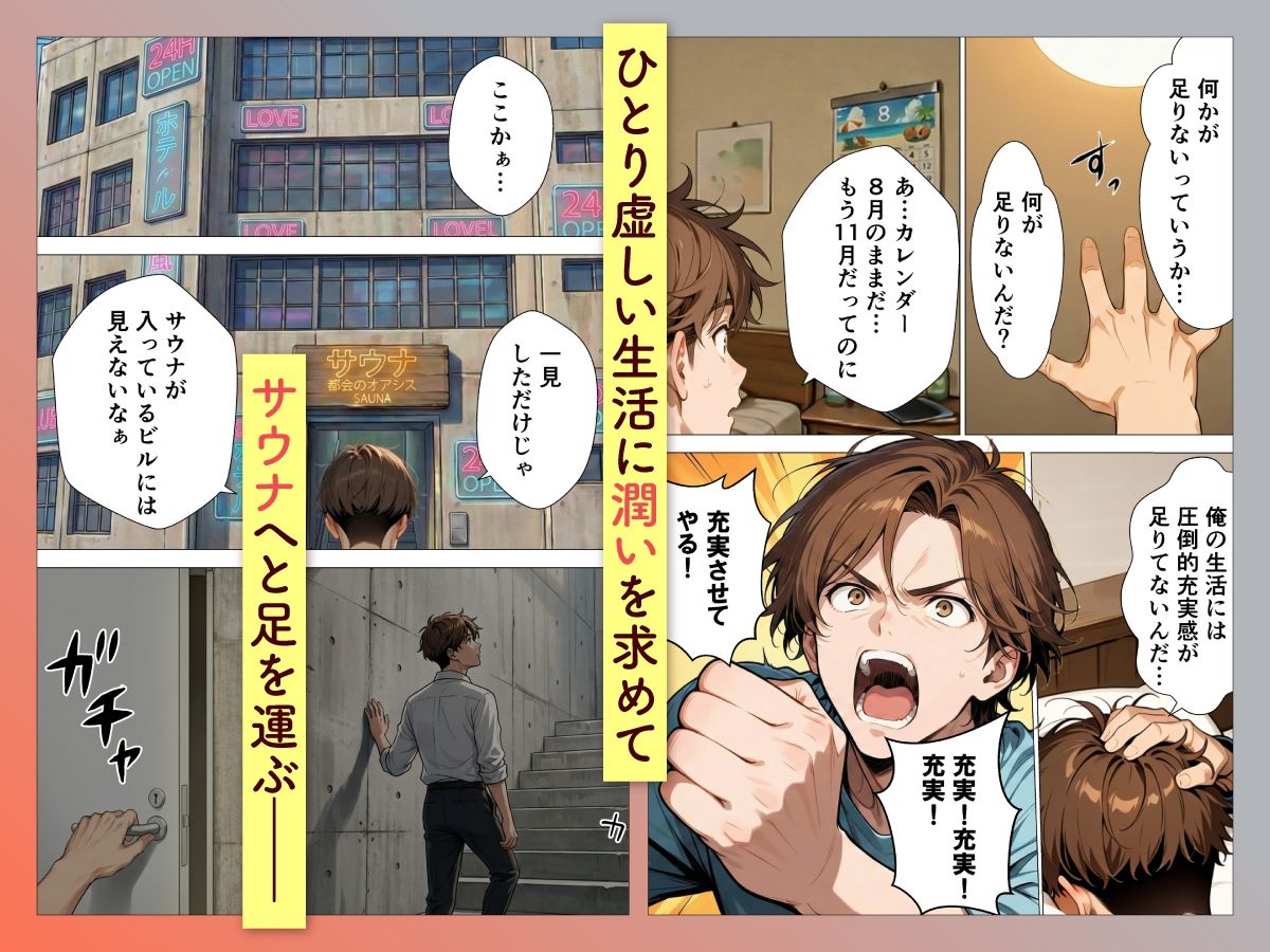 【FANZA同人紹介】 巨乳美女熱波師が裸でサービスしてくれるプライベートサウナ行ってみた