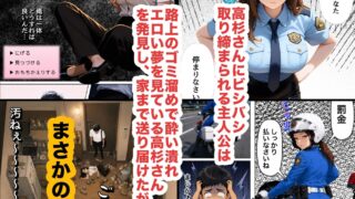 【FANZA同人紹介】 実は汚部屋で毎日オナってる生き遅れBBA警官の愛用ディルドと俺のチン〇が激似だったのでセフレ化したら孕ませてしまった話